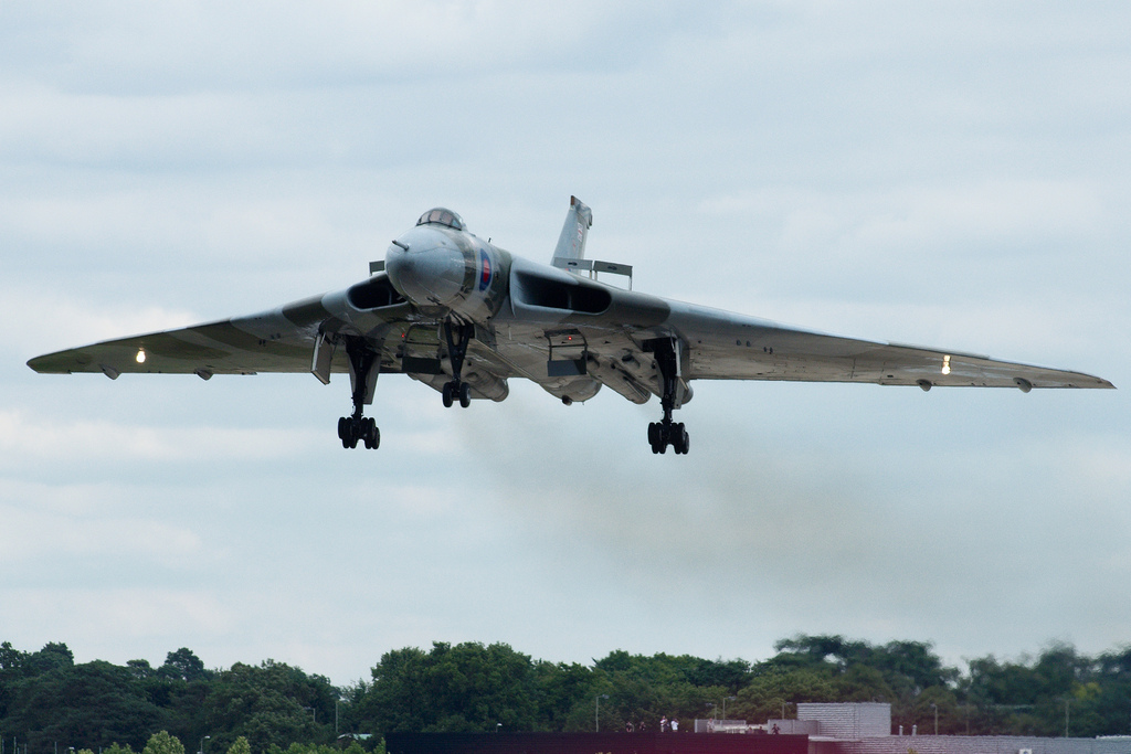 Avro Vulcan in flight showing the delta planform